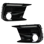 LED DRL Fog Lights Bezel Cover Kit For Subaru WRX/STI 2018-2021 White/Amber