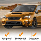 LED DRL Fog Lights Bezel Cover Kit For Subaru WRX/STI 2018-2021 White/Amber