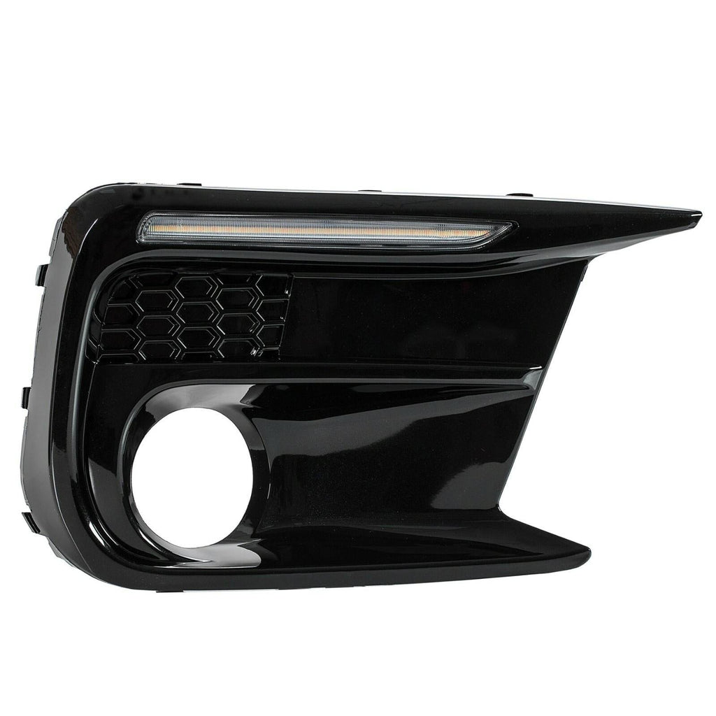 LED DRL Fog Lights Bezel Cover Kit For Subaru WRX/STI 2018-2021 White/Amber