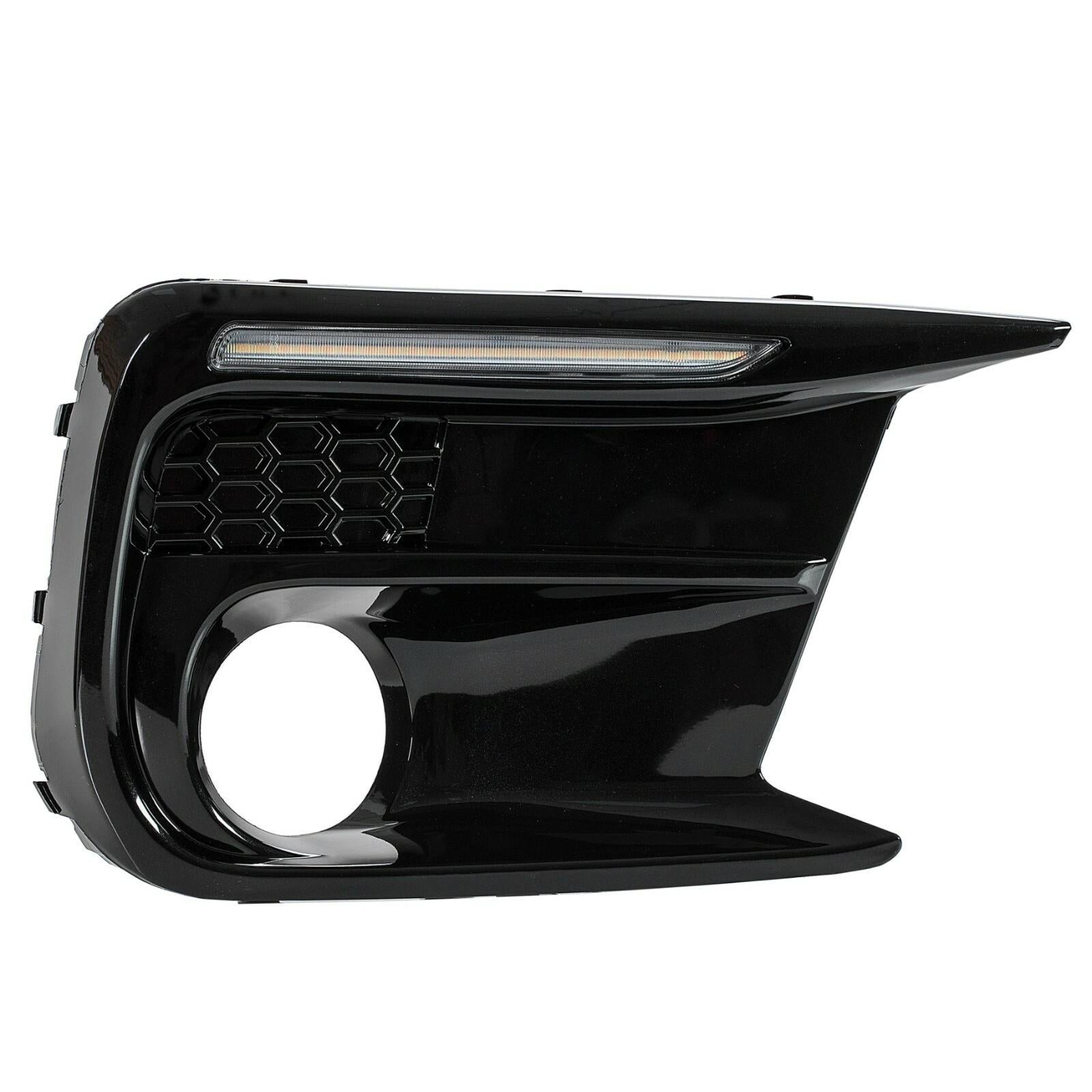 LED DRL Fog Lights Bezel Cover Kit For Subaru WRX/STI 2018-2021 White/Amber
