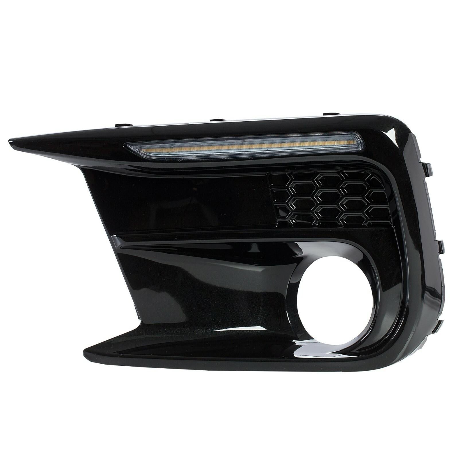 LED DRL Fog Lights Bezel Cover Kit For Subaru WRX/STI 2018-2021 White/Amber