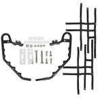 Black Nerf Bars w/Nets Pair Set For Honda TRX 700XX 2008-2009 Aluminium