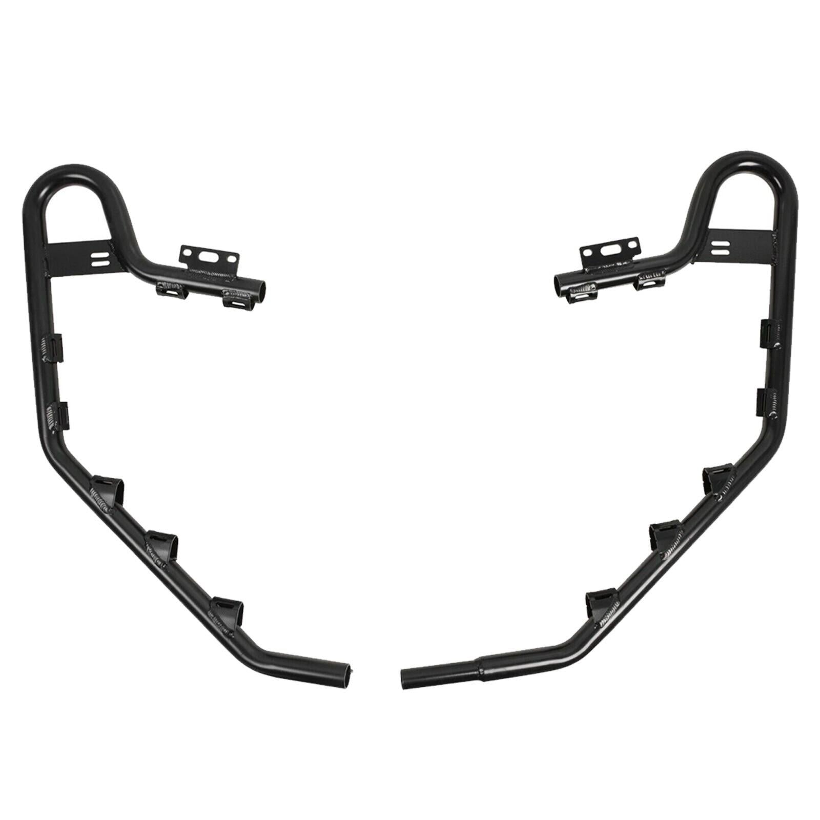 Black Nerf Bars w/Nets Pair Set For Honda TRX 700XX 2008-2009 Aluminium