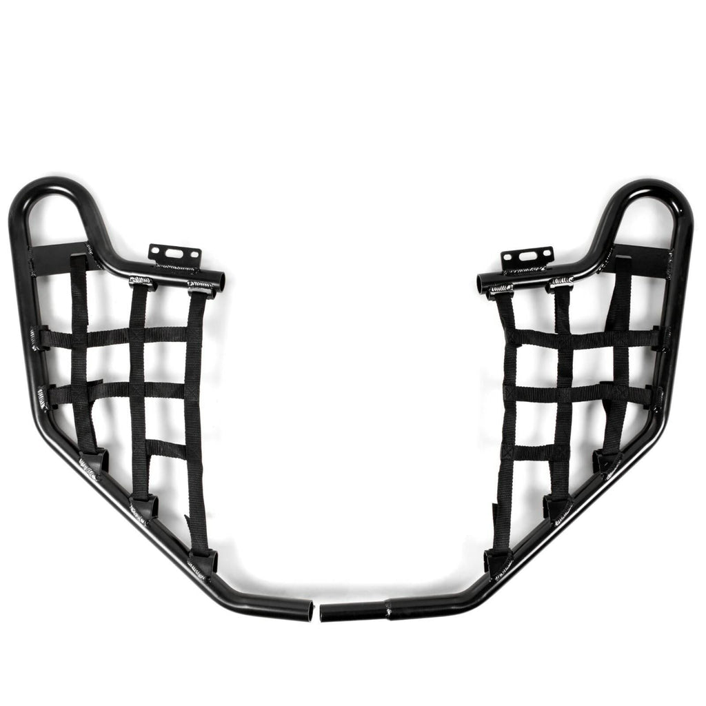 Black Nerf Bars w/Nets Pair Set For Honda TRX 700XX 2008-2009 Aluminium