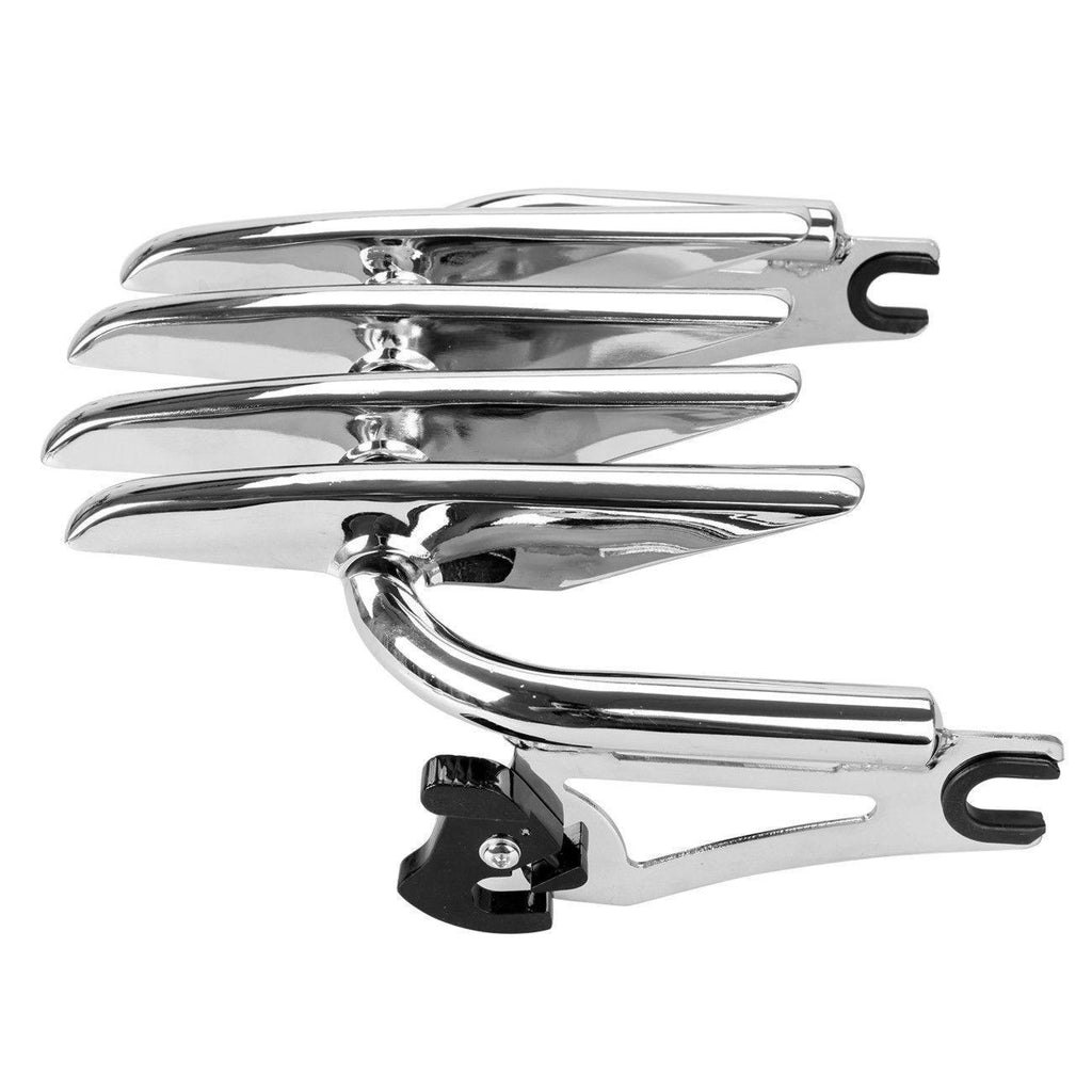 Backrest Sissy Bar & Stealth Rack For Harley Touring Road Street Glide 2009-2025