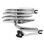 Backrest Sissy Bar & Stealth Rack For Harley Touring Road Street Glide 2009-2025