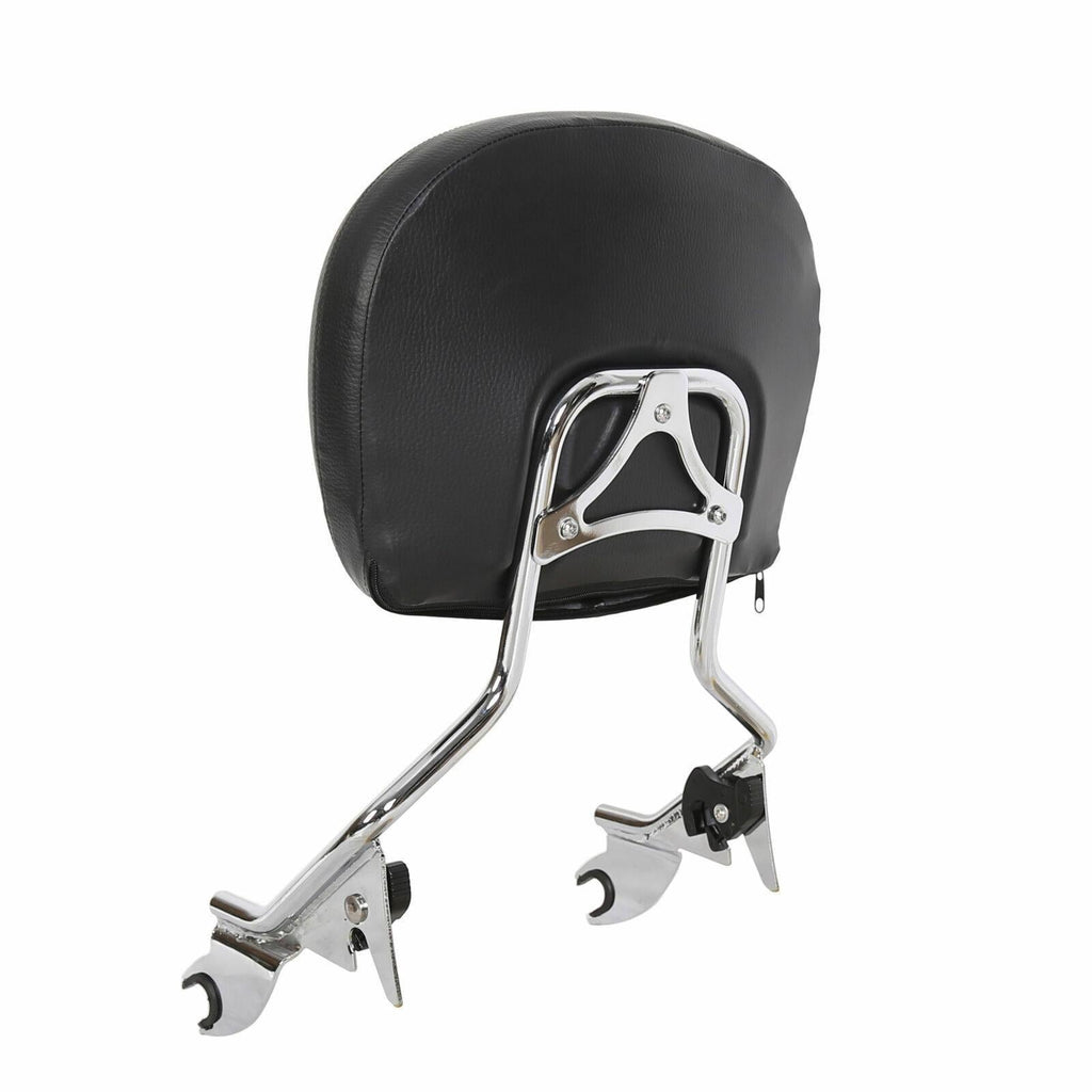 Backrest Sissy Bar & Stealth Rack For Harley Touring Road Street Glide 2009-2025