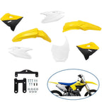 For Suzuki RM125 RM250 01-08 Restyled Complete Plastics Kit Fairing BodyWork Set