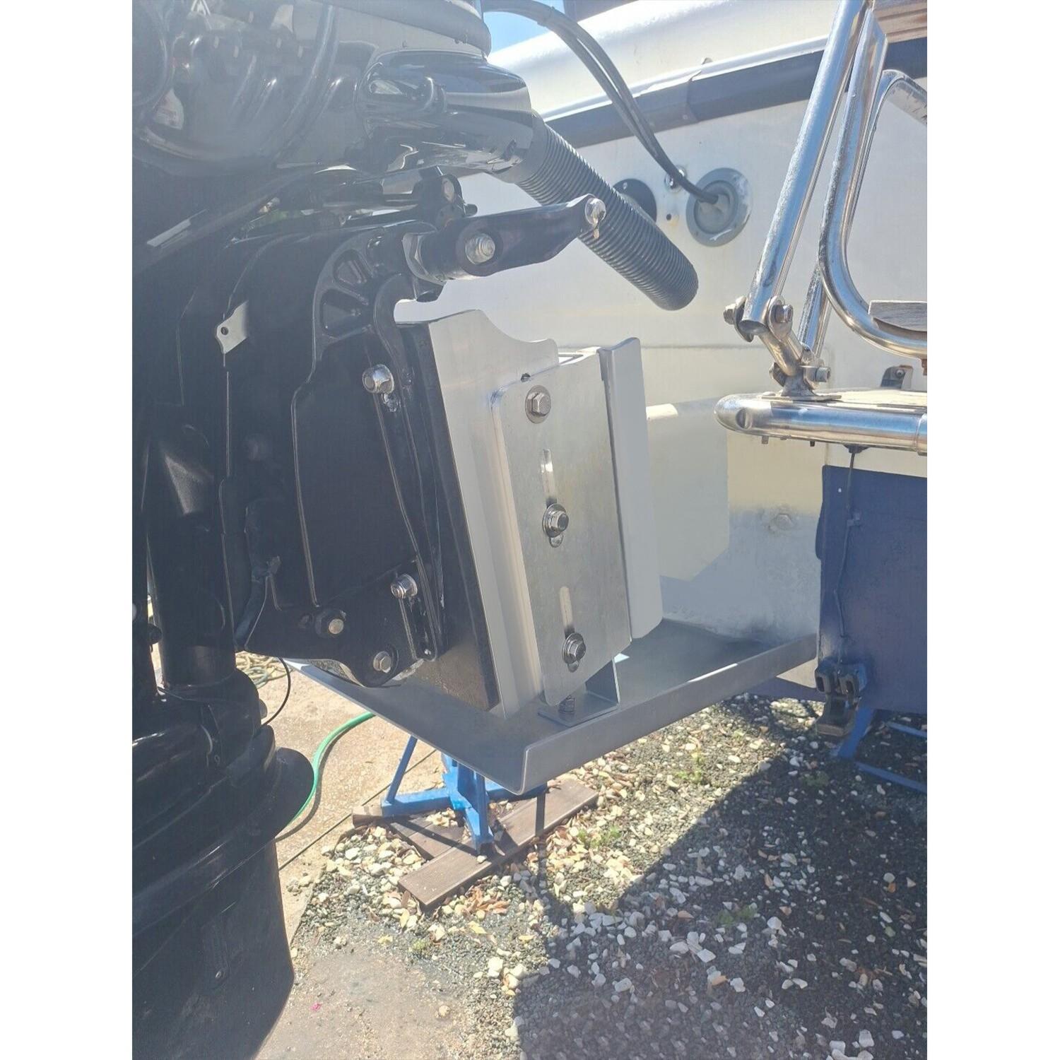 Aluminum 8'' Setback Adjustable Outboard Boat Jack Plate For #JPL4800 Jack Plate