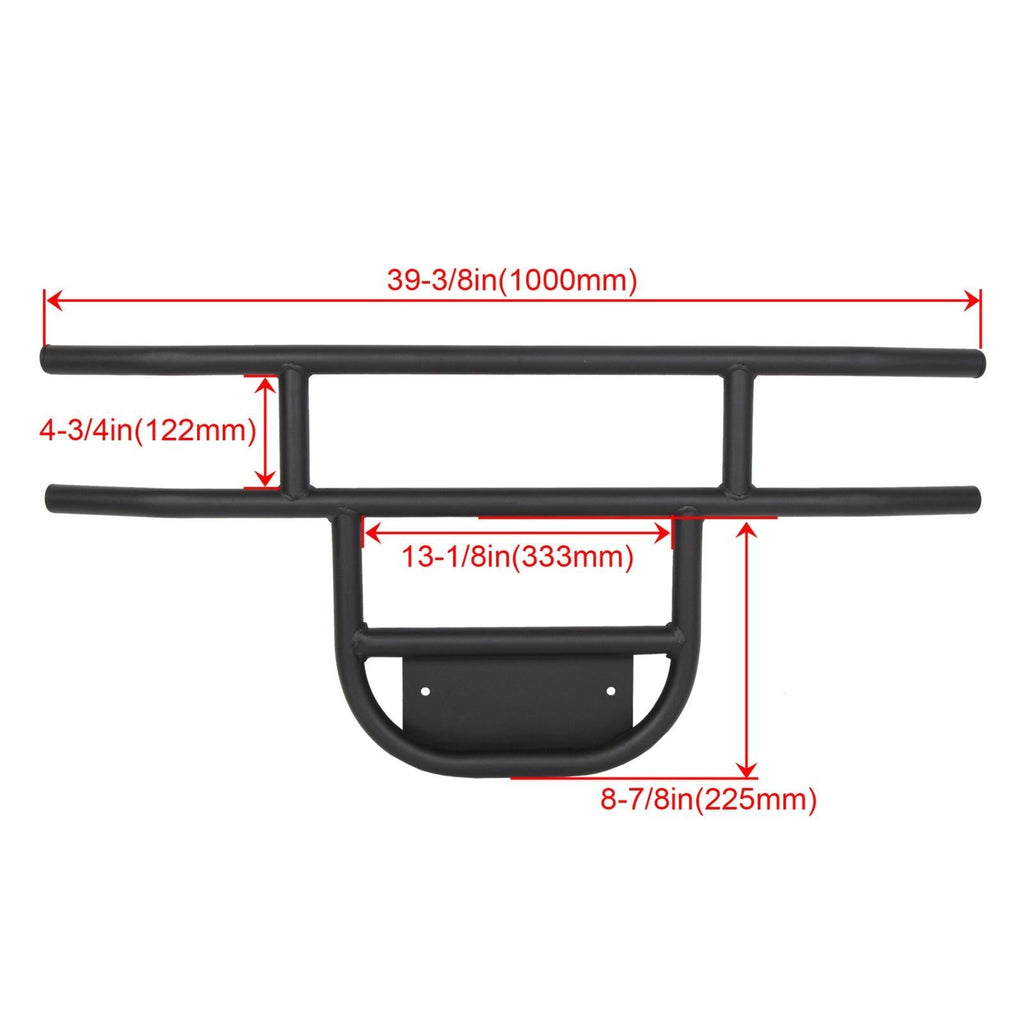Front Bumper Brush Guard Black For DS Models Club Car Golf Cart 1981-UP