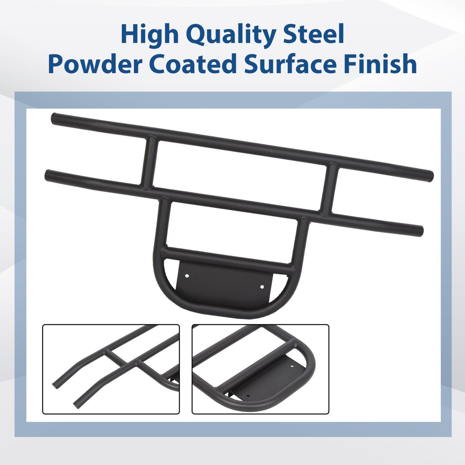 Front Bumper Brush Guard Black For DS Models Club Car Golf Cart 1981-UP