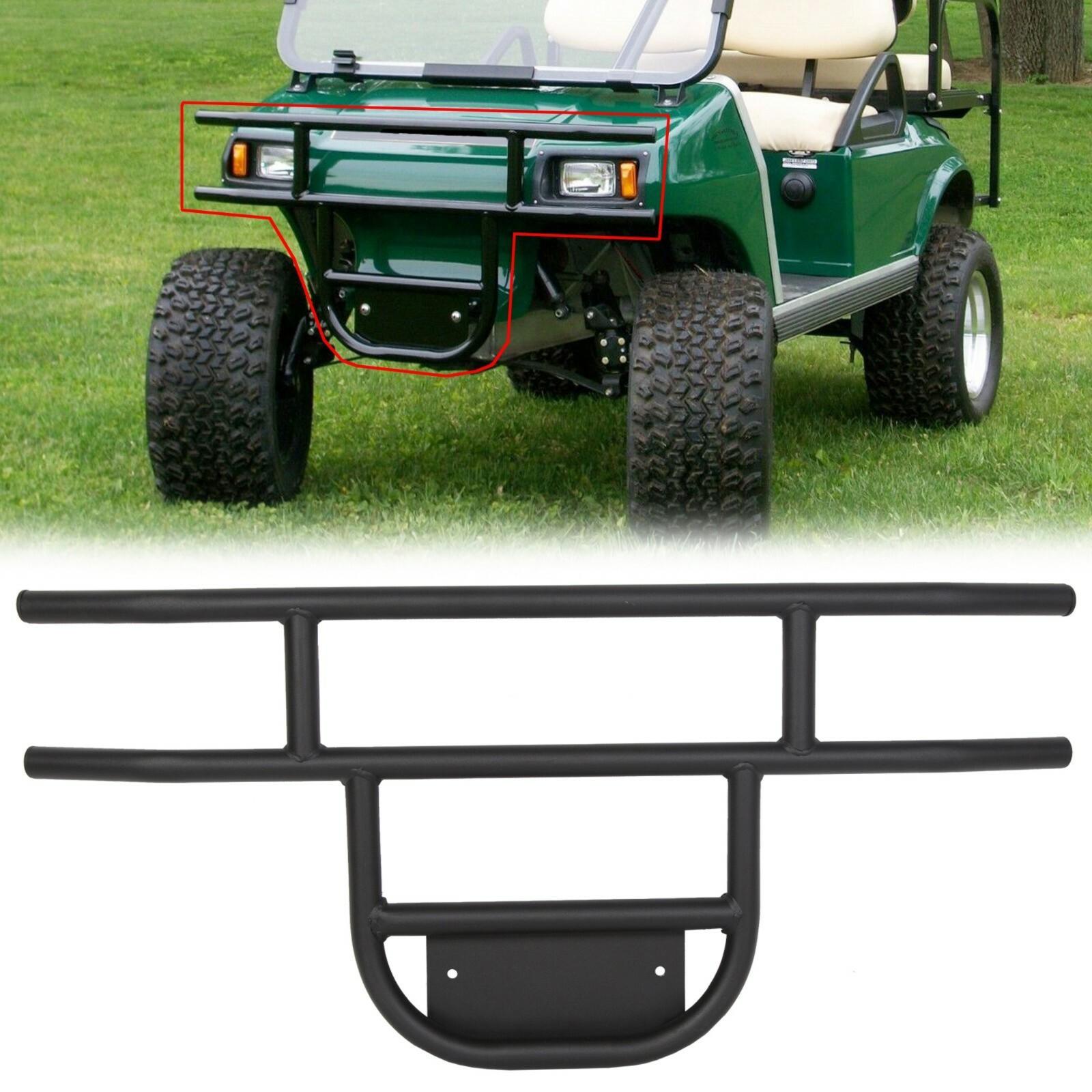 Front Bumper Brush Guard Black For DS Models Club Car Golf Cart 1981-UP