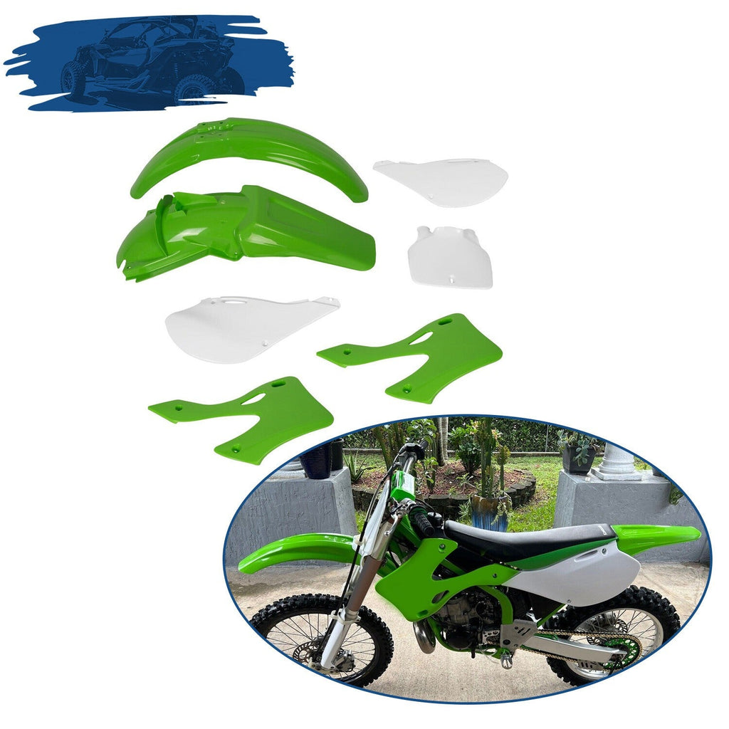 Restyle Plastic Kit Fairing Bodywork For Kawasaki KX125 KX250 2-Stroke 1999-2002