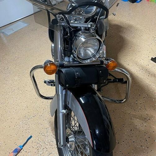 1 1/4" Chrome Engine Crash Highway Bar For Honda Shadow Aero Spirit VT750 04-24