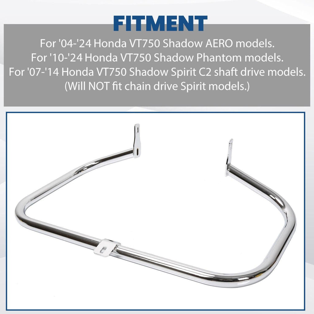 1 1/4" Chrome Engine Crash Highway Bar For Honda Shadow Aero Spirit VT750 04-24