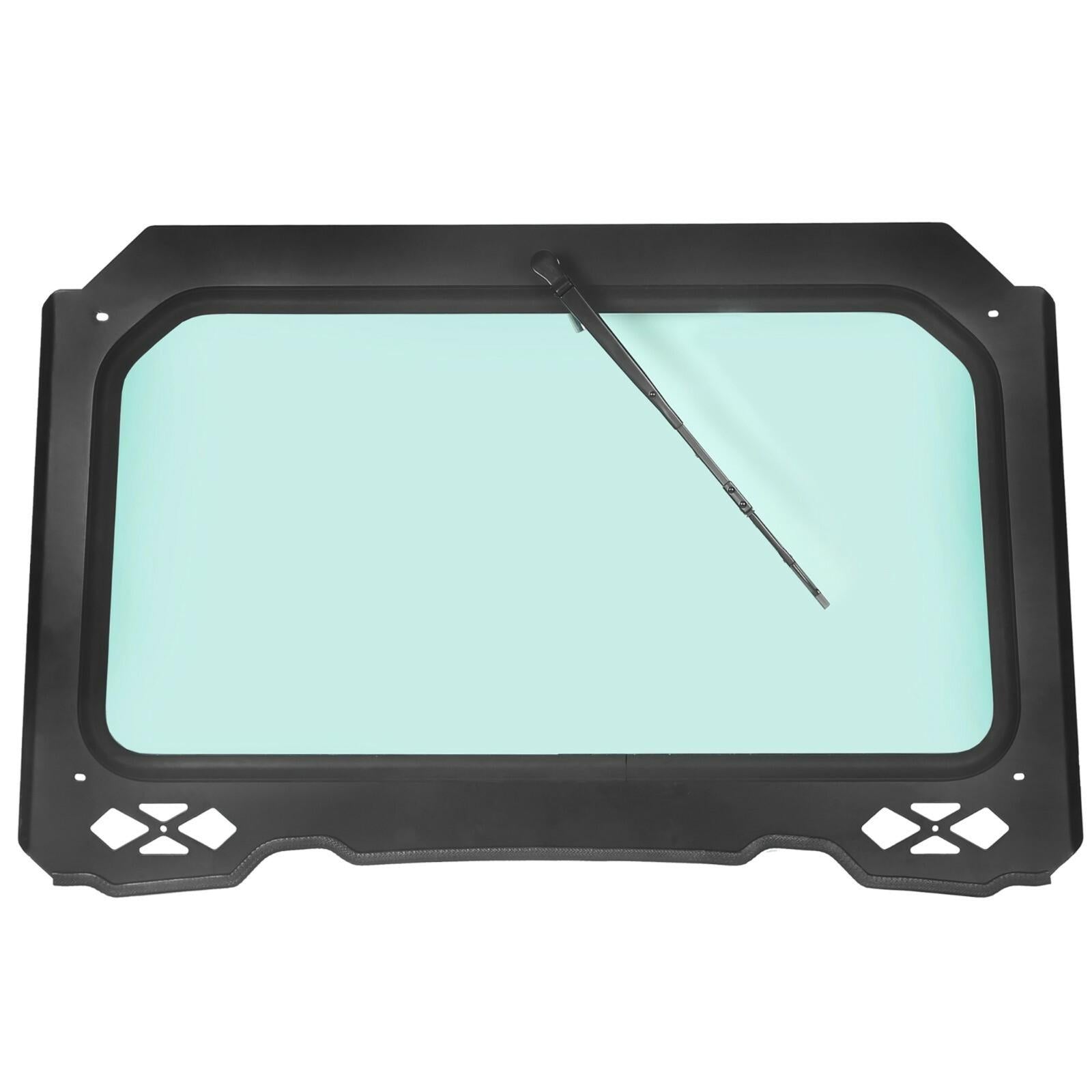 Full Glass Windshield W/ Wiper For Polaris RZR 900 Trail S 1000, XP - UV protect