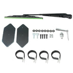 Full Glass Windshield W/ Wiper For Polaris RZR 900 Trail S 1000, XP - UV protect