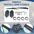 Full Glass Windshield W/ Wiper For Polaris RZR 900 Trail S 1000, XP - UV protect