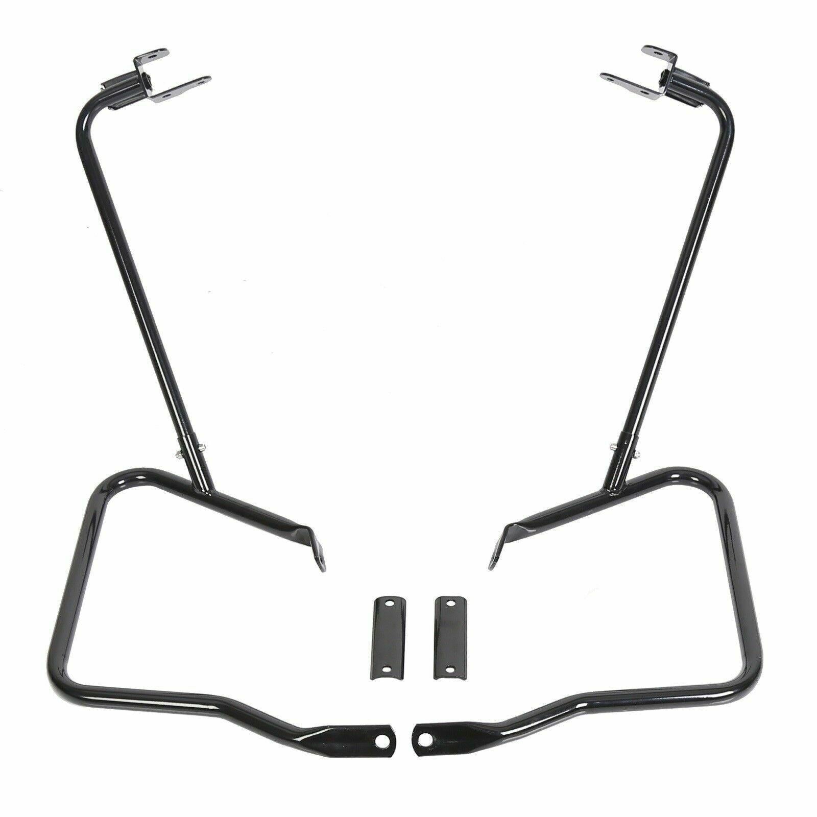 Saddlebag Bags Bracket Guard Crash Bars For Harley Touring Street Glide FLHX 14+