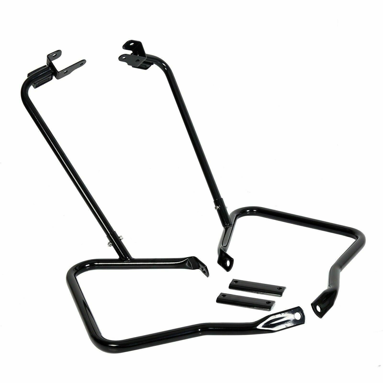 Saddlebag Bags Bracket Guard Crash Bars For Harley Touring Street Glide FLHX 14+