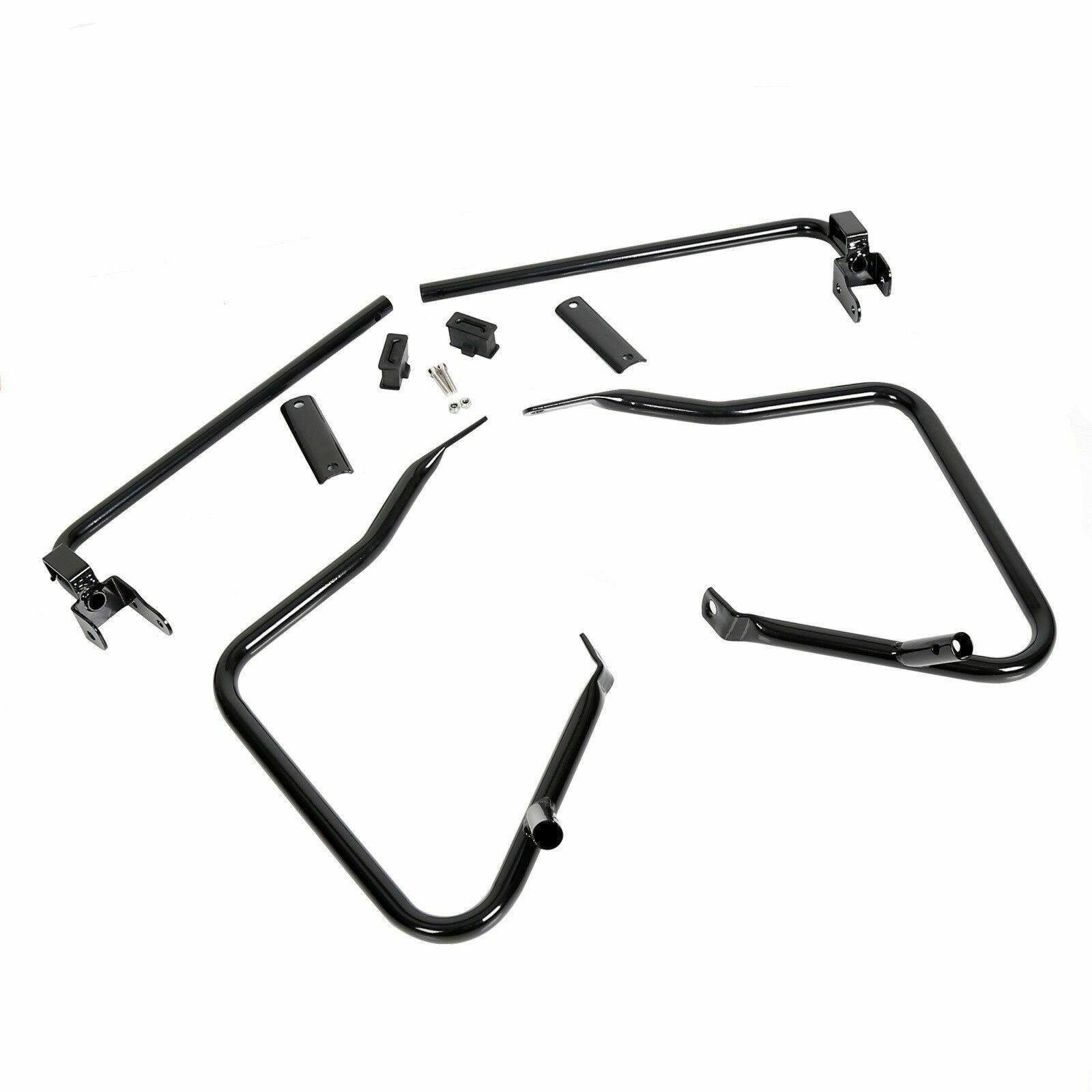 Saddlebag Bags Bracket Guard Crash Bars For Harley Touring Street Glide FLHX 14+