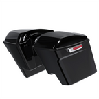 5" Stretched Extended Hard Saddlebag Bags For Harley Touring Road Glide 2014-24