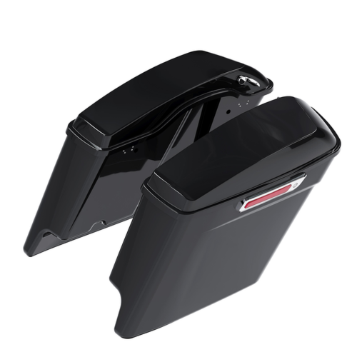 5" Stretched Extended Hard Saddlebag Bags For Harley Touring Road Glide 2014-24
