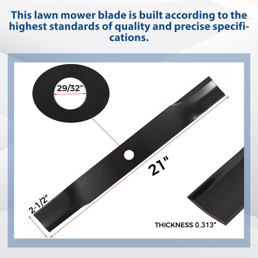 60 Inch Mower Deck Blades Cut For John Deere Z925M #M128485 #M163983	#TCU15881
