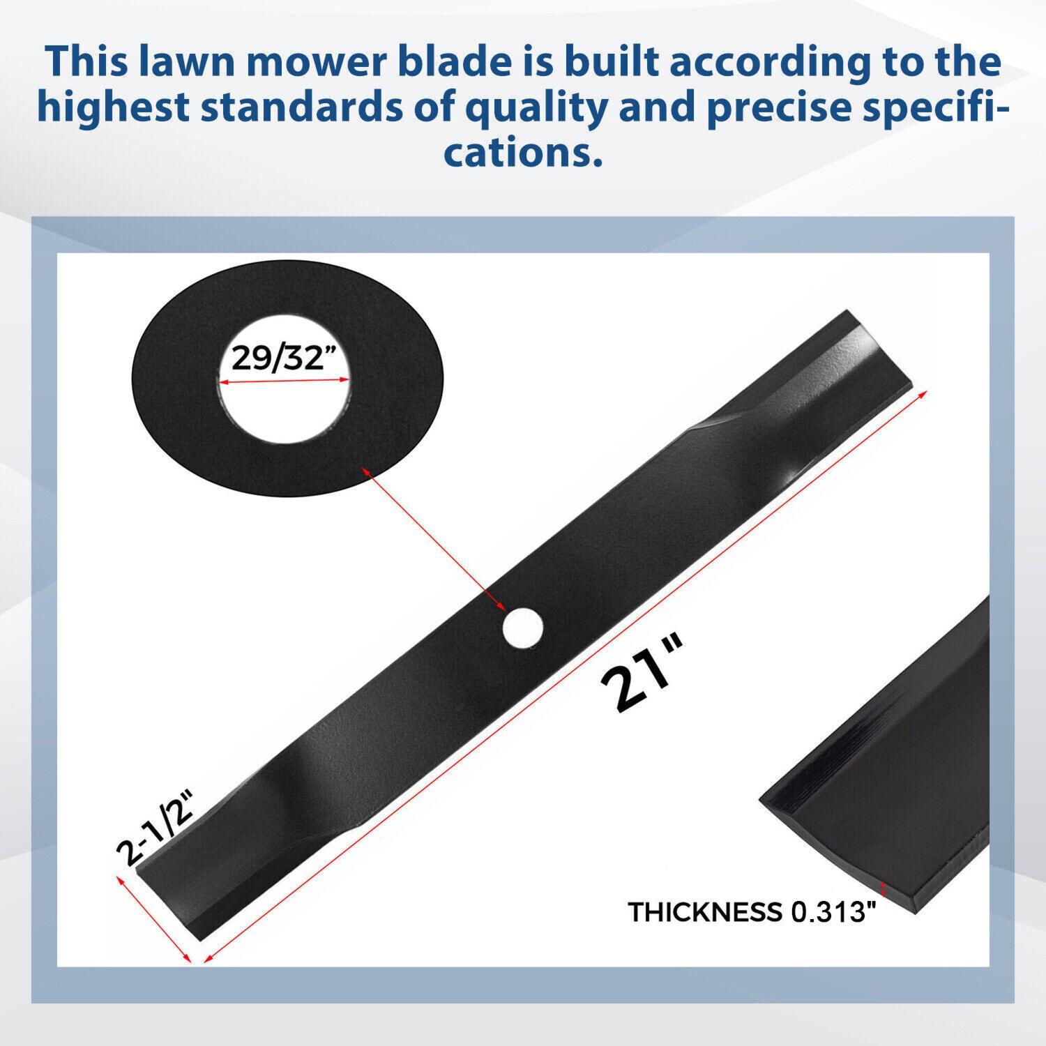 60 Inch Mower Deck Blades Cut For John Deere Z925M #M128485 #M163983	#TCU15881