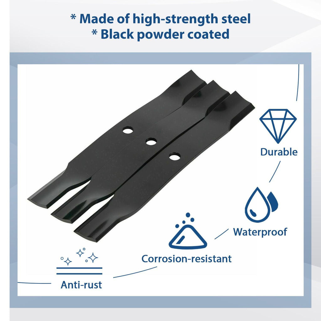 60 Inch Mower Deck Blades Cut For John Deere Z925M #M128485 #M163983	#TCU15881
