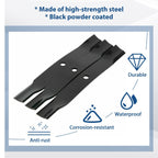 60 Inch Mower Deck Blades Cut For John Deere Z925M #M128485 #M163983	#TCU15881