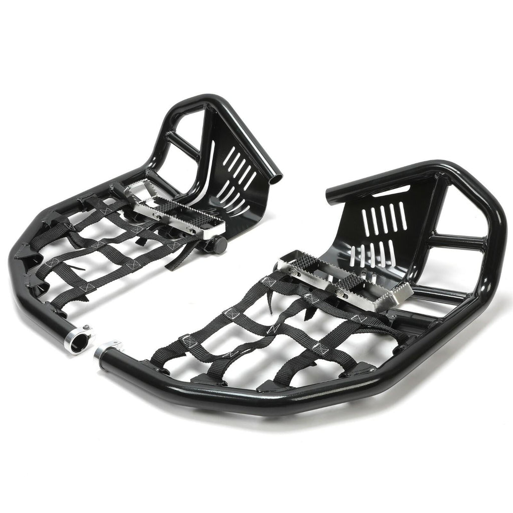 Nerf Bars Heel Guard Pro Peg Pair Black For Honda TRX 450R 450ER Sportrax 450
