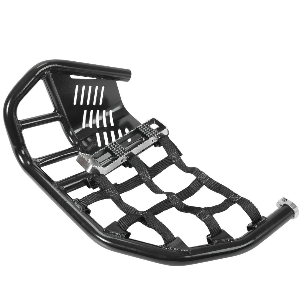 Nerf Bars Heel Guard Pro Peg Pair Black For Honda TRX 450R 450ER Sportrax 450
