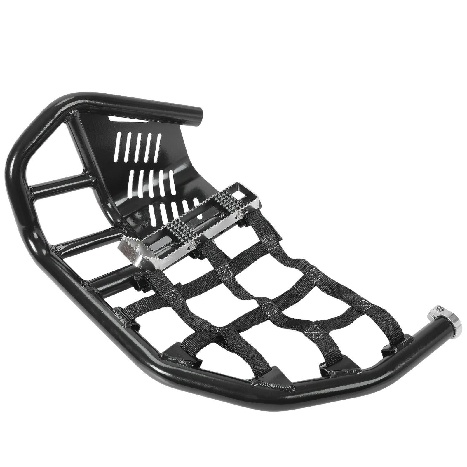 Nerf Bars Heel Guard Pro Peg Pair Black For Honda TRX 450R 450ER Sportrax 450