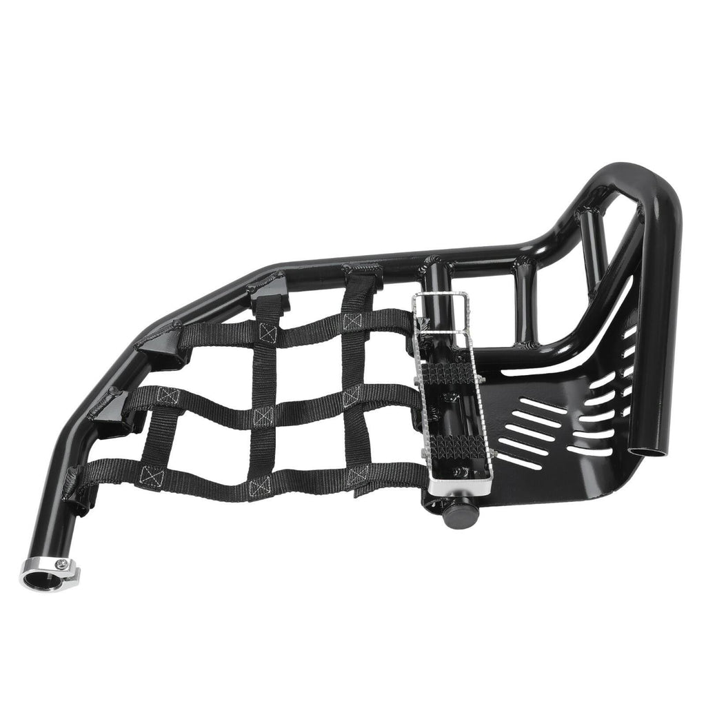 Nerf Bars Heel Guard Pro Peg Pair Black For Honda TRX 450R 450ER Sportrax 450
