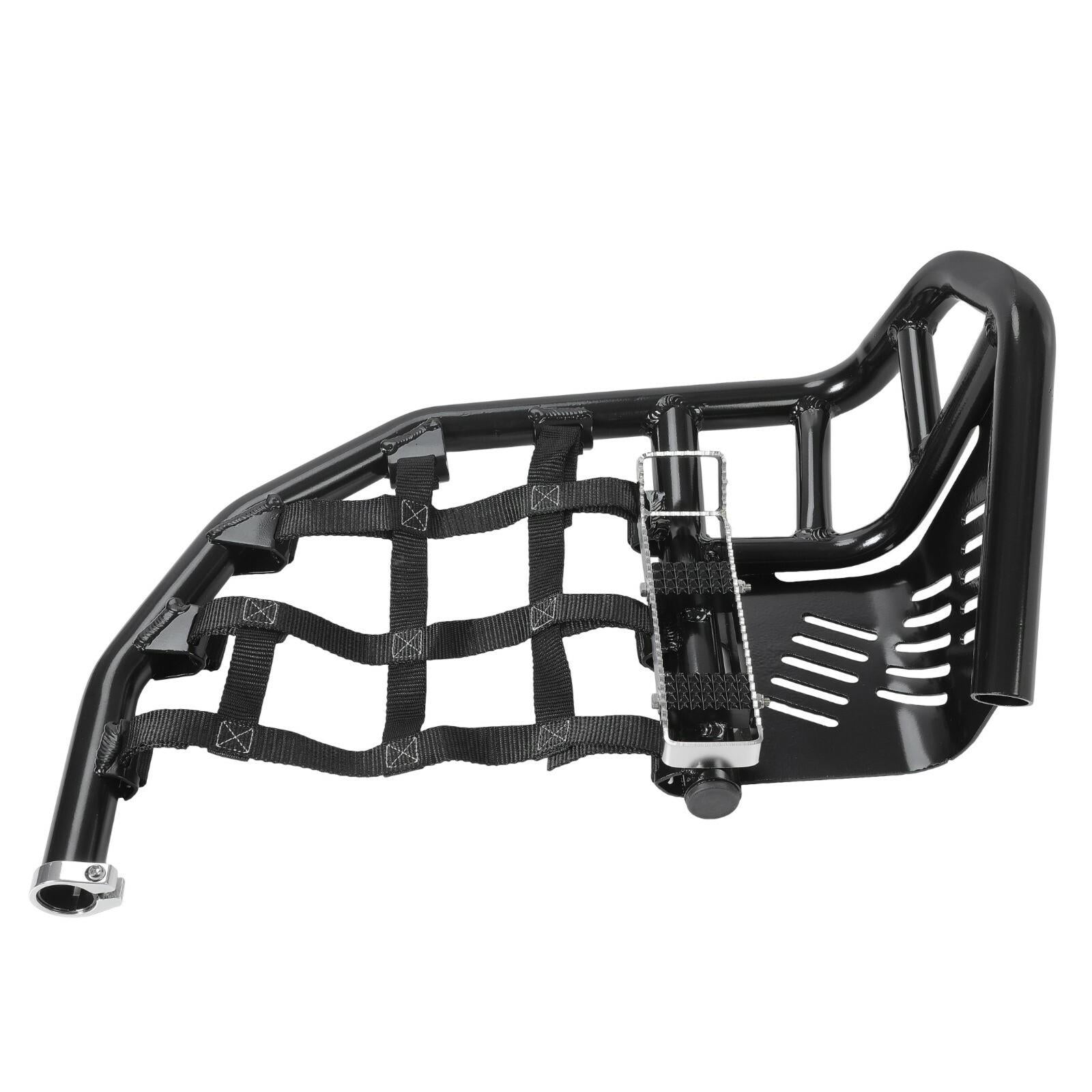 Nerf Bars Heel Guard Pro Peg Pair Black For Honda TRX 450R 450ER Sportrax 450