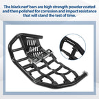 Nerf Bars Heel Guard Pro Peg Pair Black For Honda TRX 450R 450ER Sportrax 450