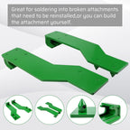 Tractor Loader Quick Tach Weld On Mounting Brackets For John Deere Steel Pair