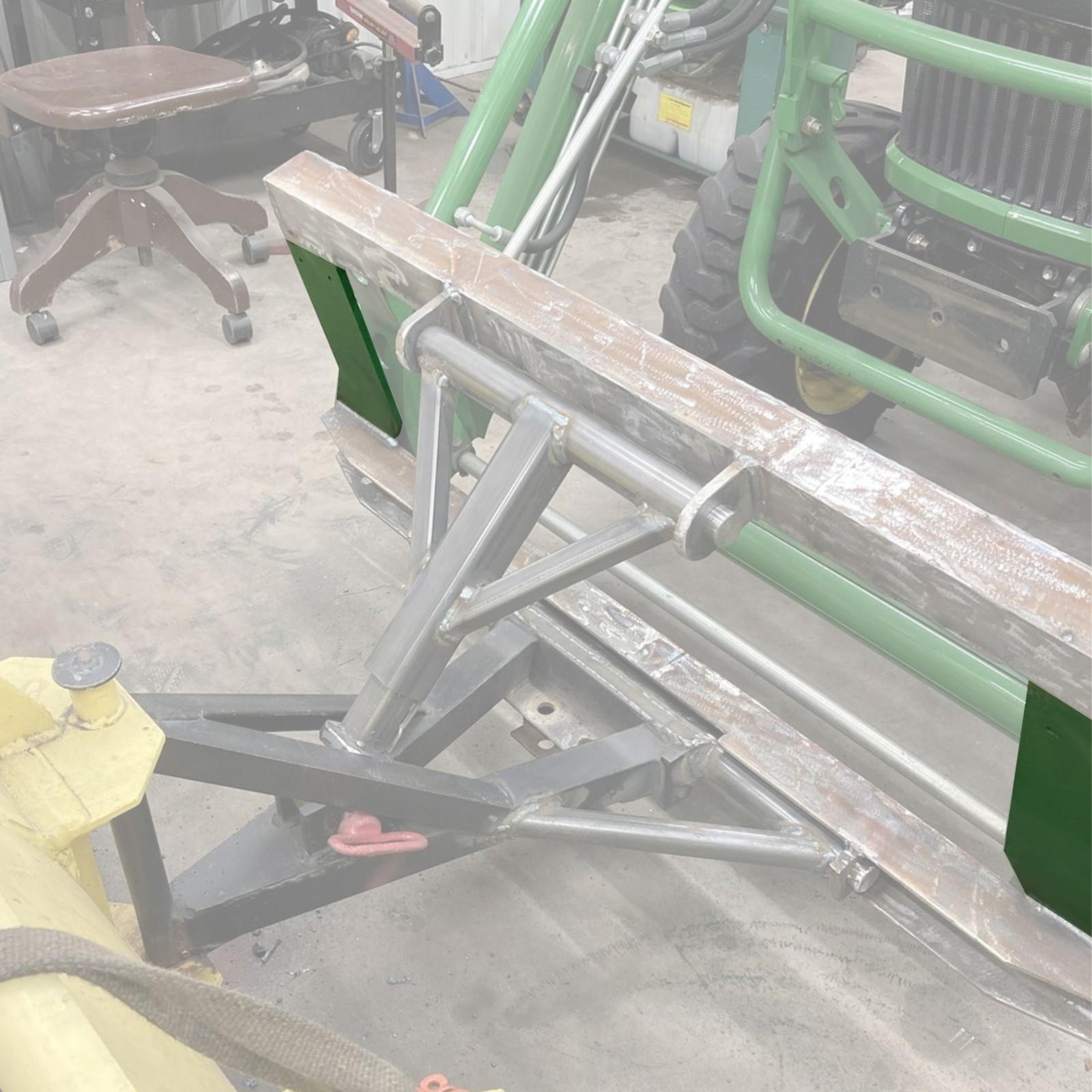 Tractor Loader Quick Tach Weld On Mounting Brackets For John Deere Steel Pair