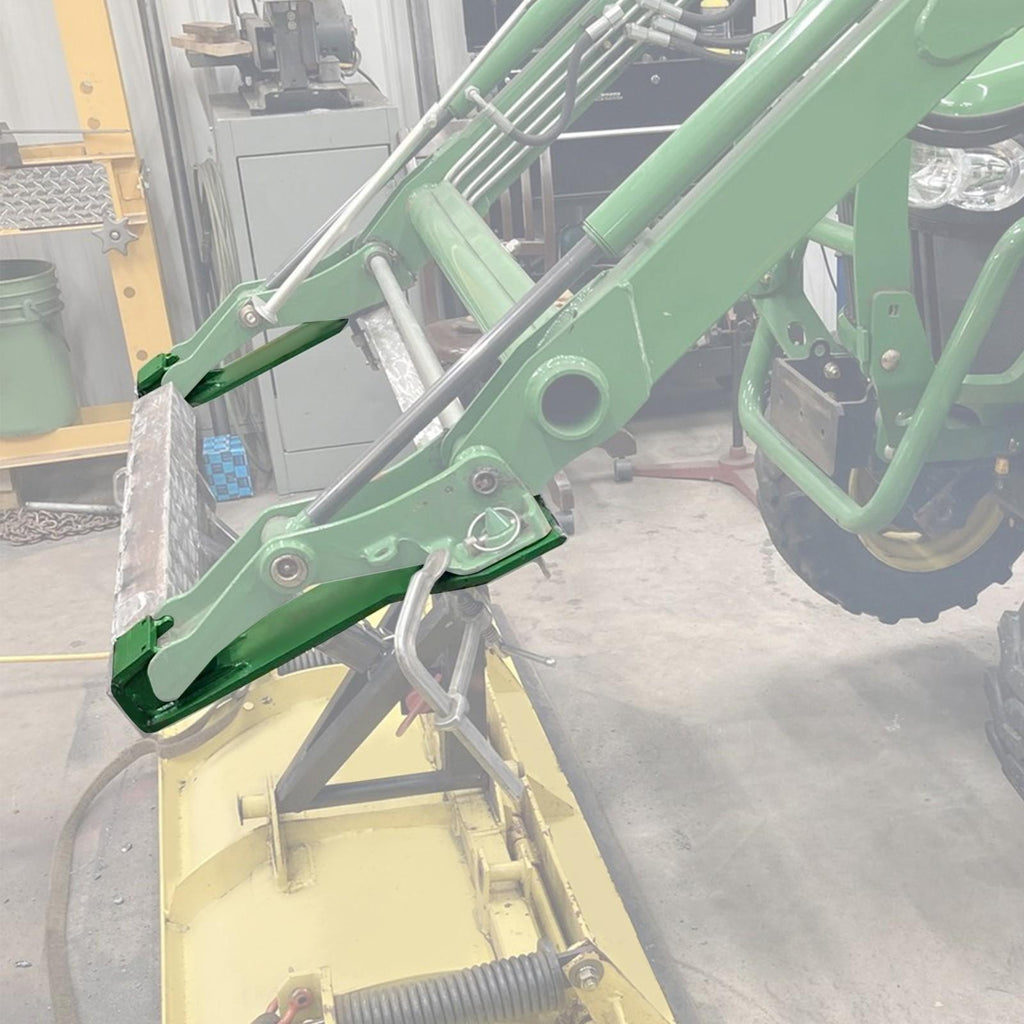 Tractor Loader Quick Tach Weld On Mounting Brackets For John Deere Steel Pair