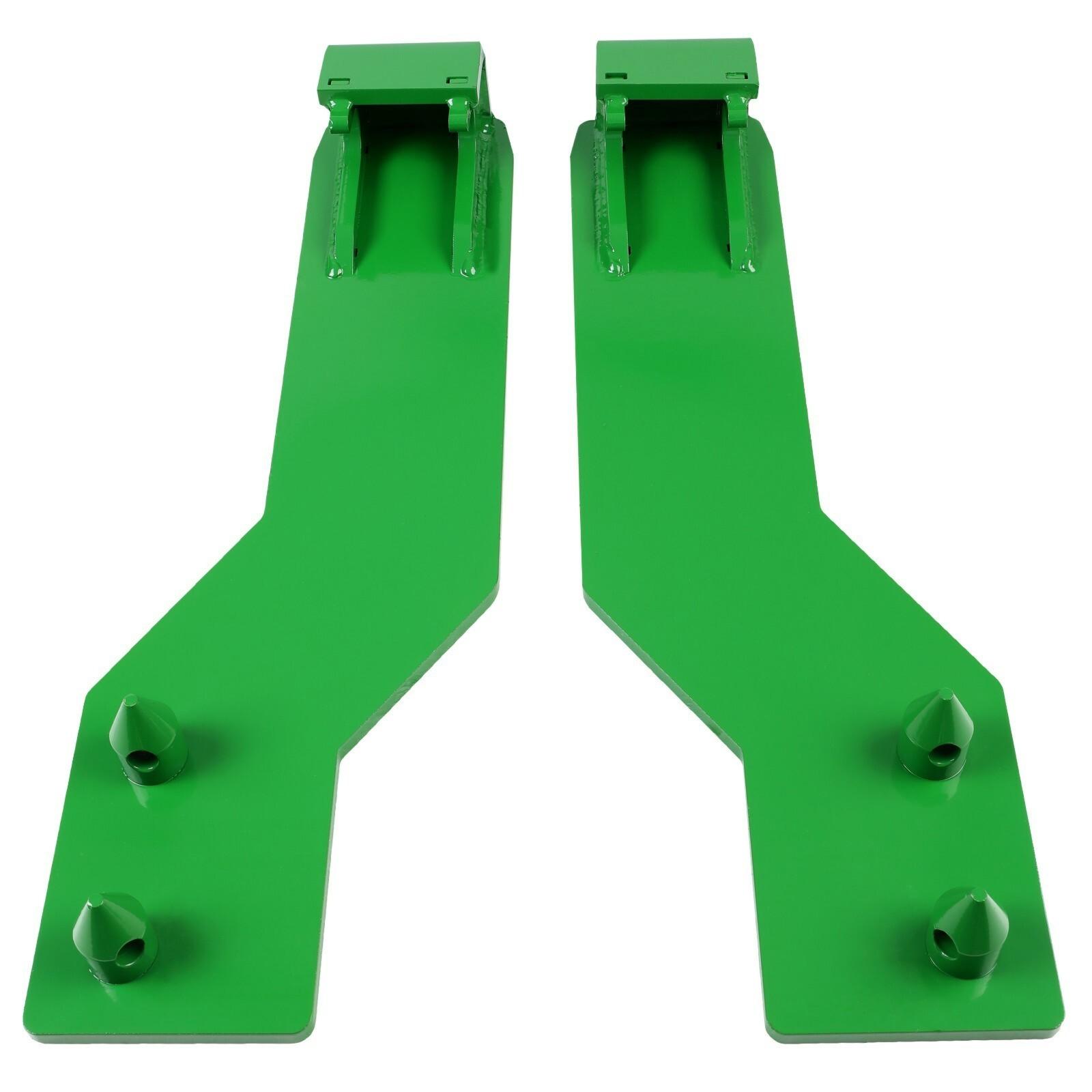 Tractor Loader Quick Tach Weld On Mounting Brackets For John Deere Steel Pair