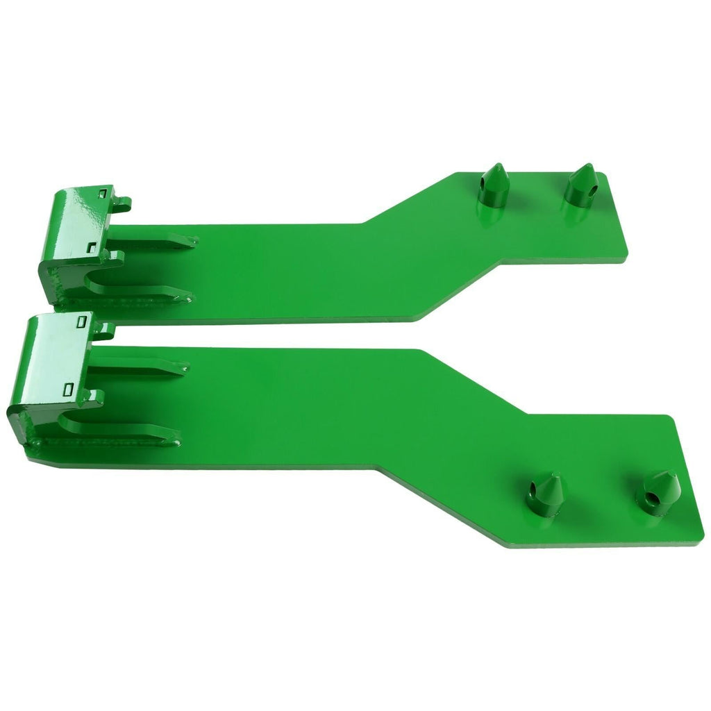 Tractor Loader Quick Tach Weld On Mounting Brackets For John Deere Steel Pair