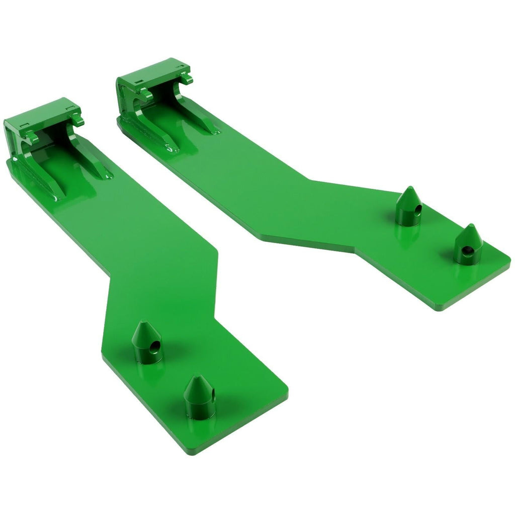 Tractor Loader Quick Tach Weld On Mounting Brackets For John Deere Steel Pair