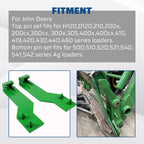 Tractor Loader Quick Tach Weld On Mounting Brackets For John Deere Steel Pair