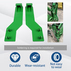 Tractor Loader Quick Tach Weld On Mounting Brackets For John Deere Steel Pair