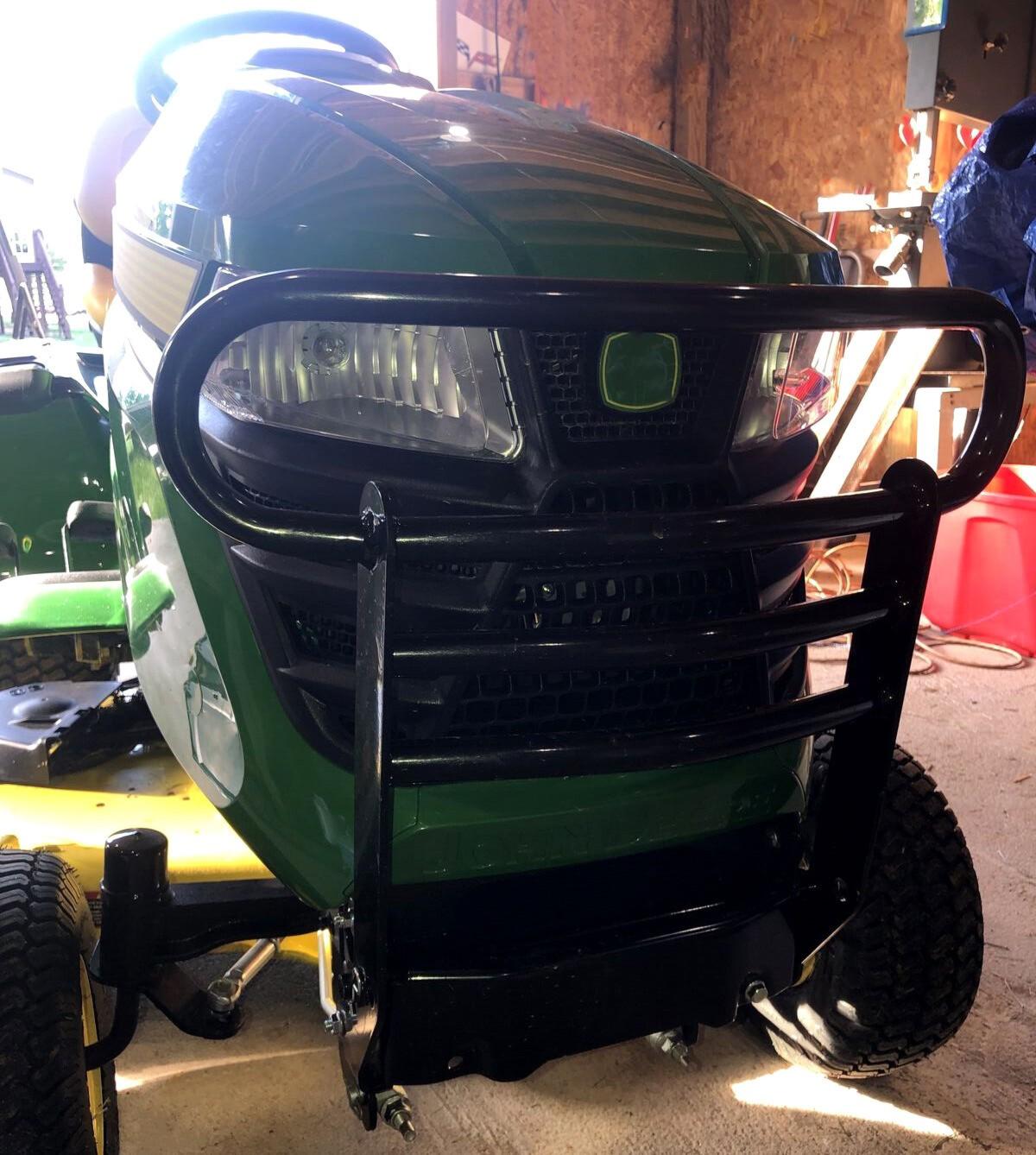 For John Deere X300 X500 Front Bumper Brush Guard Kit Lawn Tractors