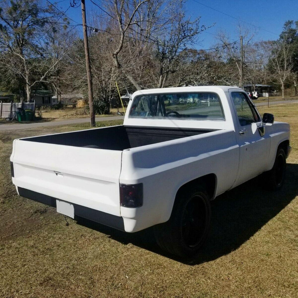 Rear Roll Pan For 1973-1987 73 Chevy C10 C20 Fleetside W/License Plate LED Light