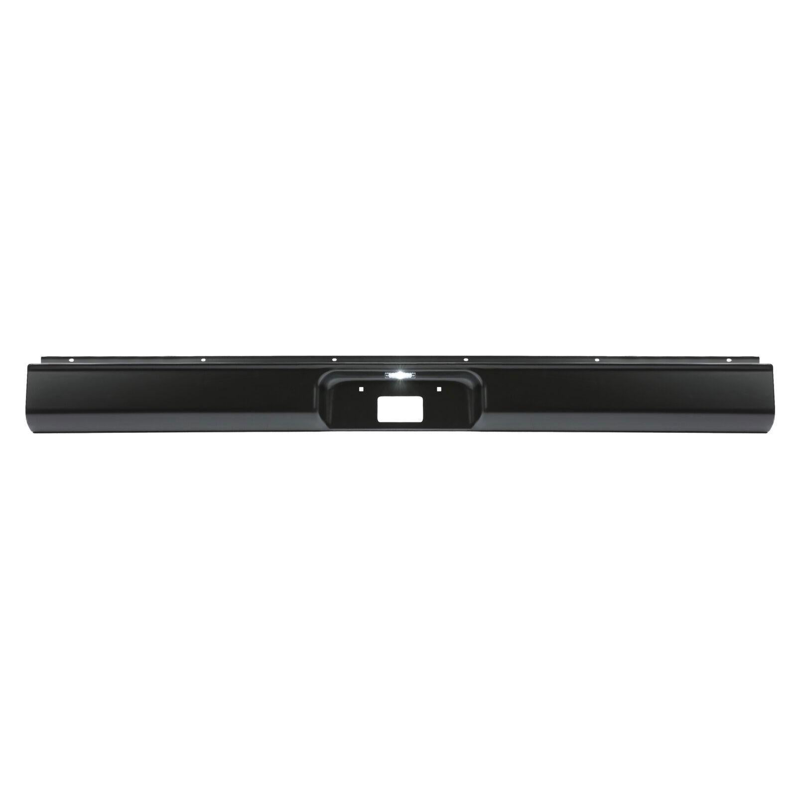 Rear Roll Pan For 1973-1987 73 Chevy C10 C20 Fleetside W/License Plate LED Light
