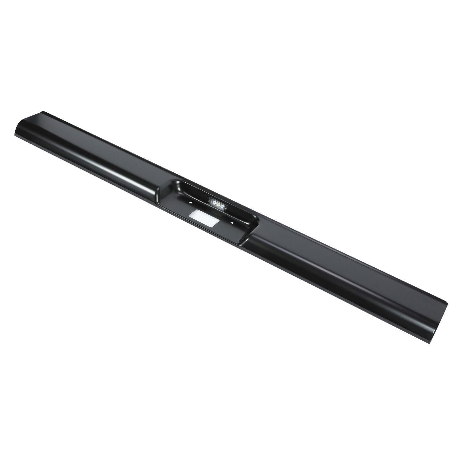 Rear Roll Pan For 1973-1987 73 Chevy C10 C20 Fleetside W/License Plate LED Light