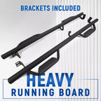 Fit Toyota Tacoma 2005-2023 Crew Double Cab 3" Running Board Side Step Hoop bar